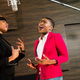 Jennifer Hudson, who plays Shug Avery, and Cynthia Erivo, who plays Celie, in the Broadway revival of The Color Purple
Matthew Murphy